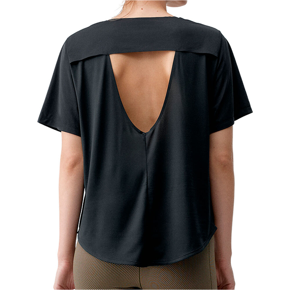 Born Living Yoga camisetas fitness mujer Bambu vista trasera