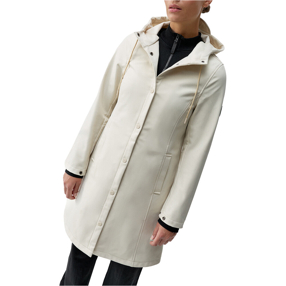 Born Living Yoga chaquetas mujer Trench vista frontal