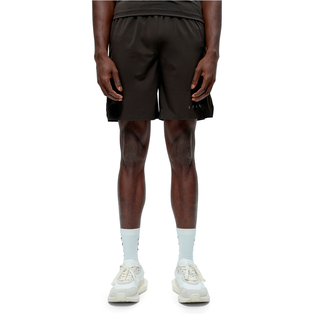 Born Living Yoga pantalón corto fitness hombre Orinoco vista frontal