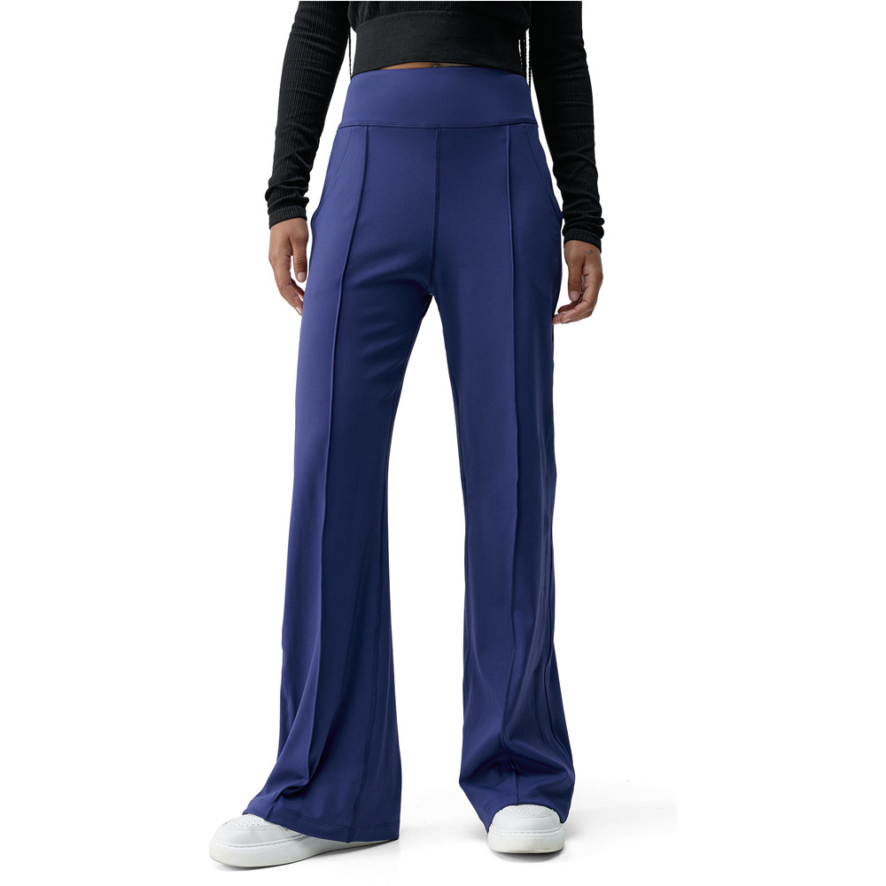 Born Living Yoga Pantalon Largo Yoga Lua Polo vista frontal