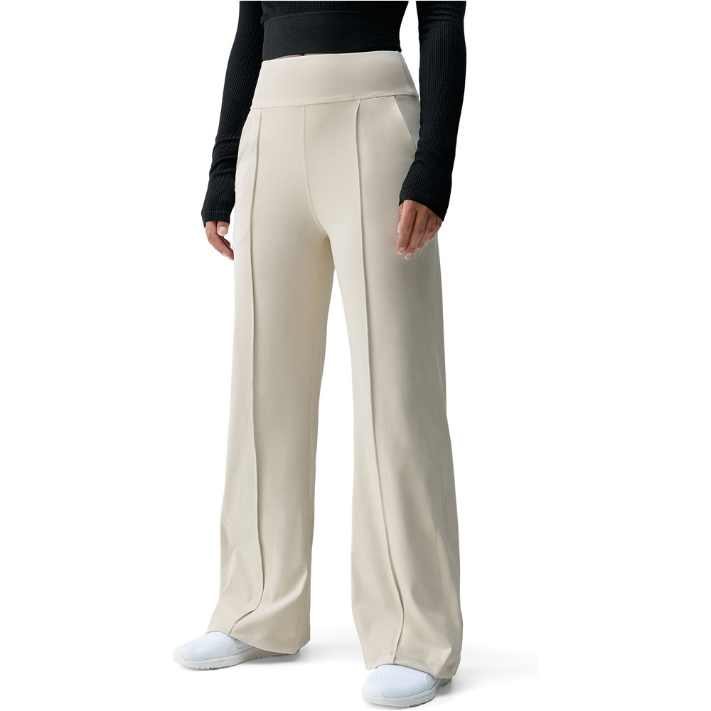 Born Living Yoga Pantalon Largo Yoga Lua Polo vista frontal