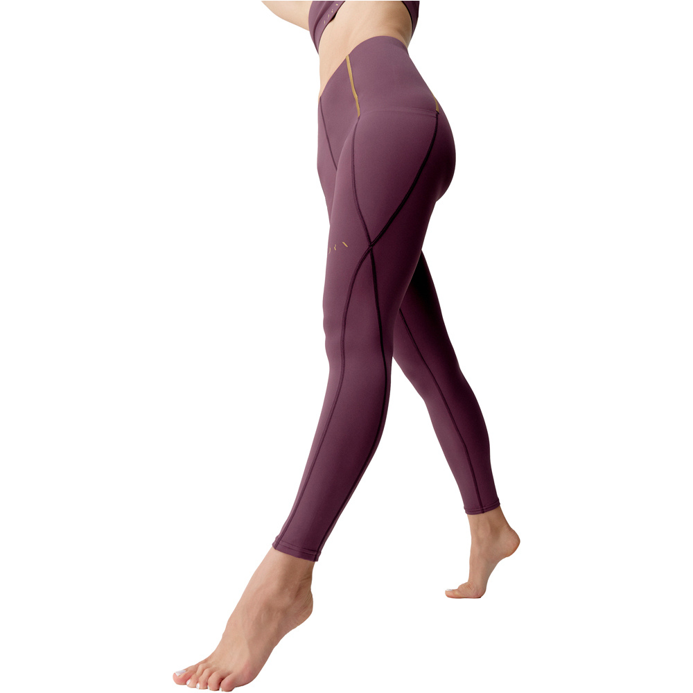 Born Living Yoga pantalones y mallas largas fitness mujer Gold 2.0 vista frontal