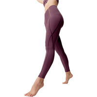 Born Living Yoga pantalones y mallas largas fitness mujer Gold 2.0 vista frontal