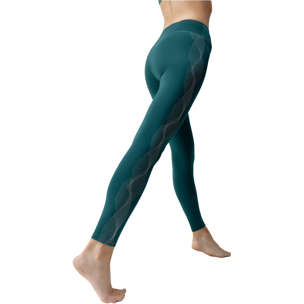 Born Living Yoga pantalones y mallas largas fitness mujer Kishi vista trasera
