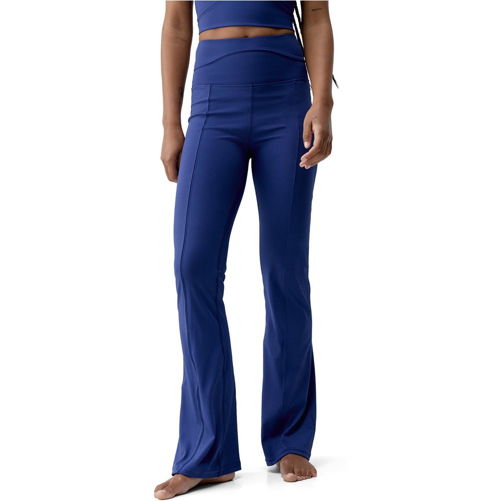 Born Living Yoga pantalones y mallas largas fitness mujer Saori vista frontal