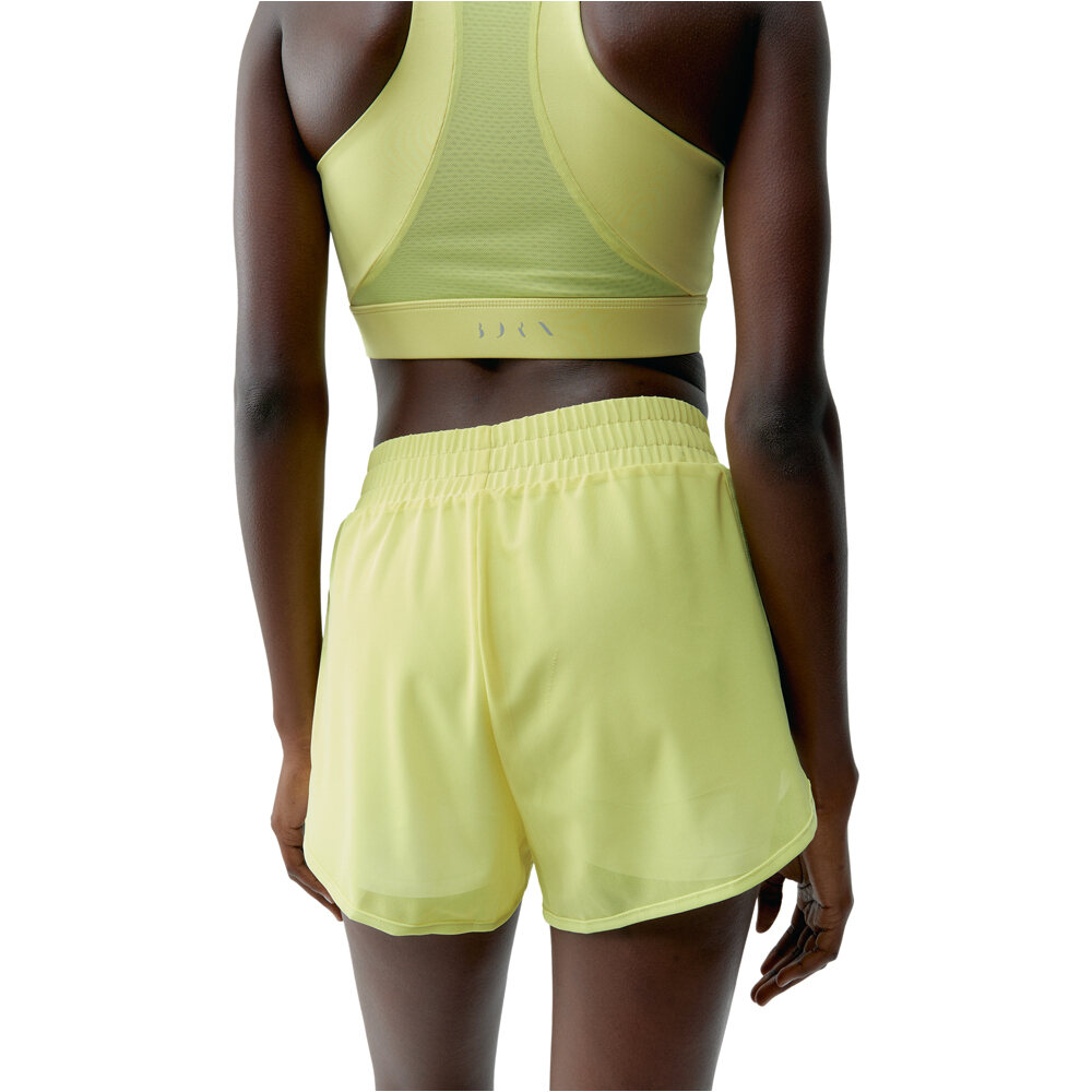 Born Living Yoga pantalones yoga Short Padma 2.0 vista trasera