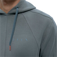 Born Living Yoga sudaderas deportivas hombre Grau vista detalle