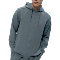 Born Living Yoga sudaderas deportivas hombre Grau vista frontal