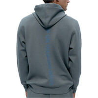 Born Living Yoga sudaderas deportivas hombre Grau vista trasera
