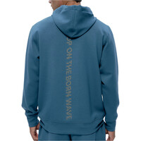 Born Living Yoga sudaderas deportivas hombre Grau vista trasera