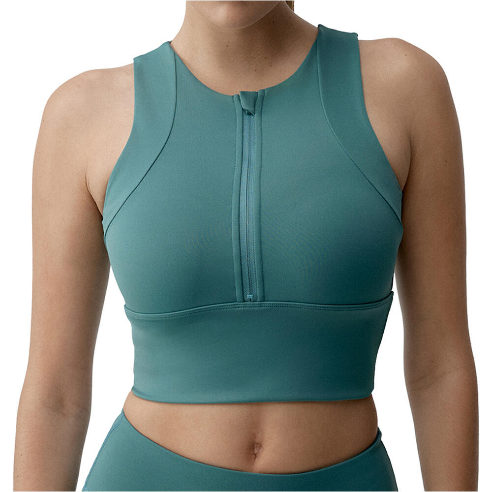 Born Living Yoga Sujetador Yoga Marina vista frontal