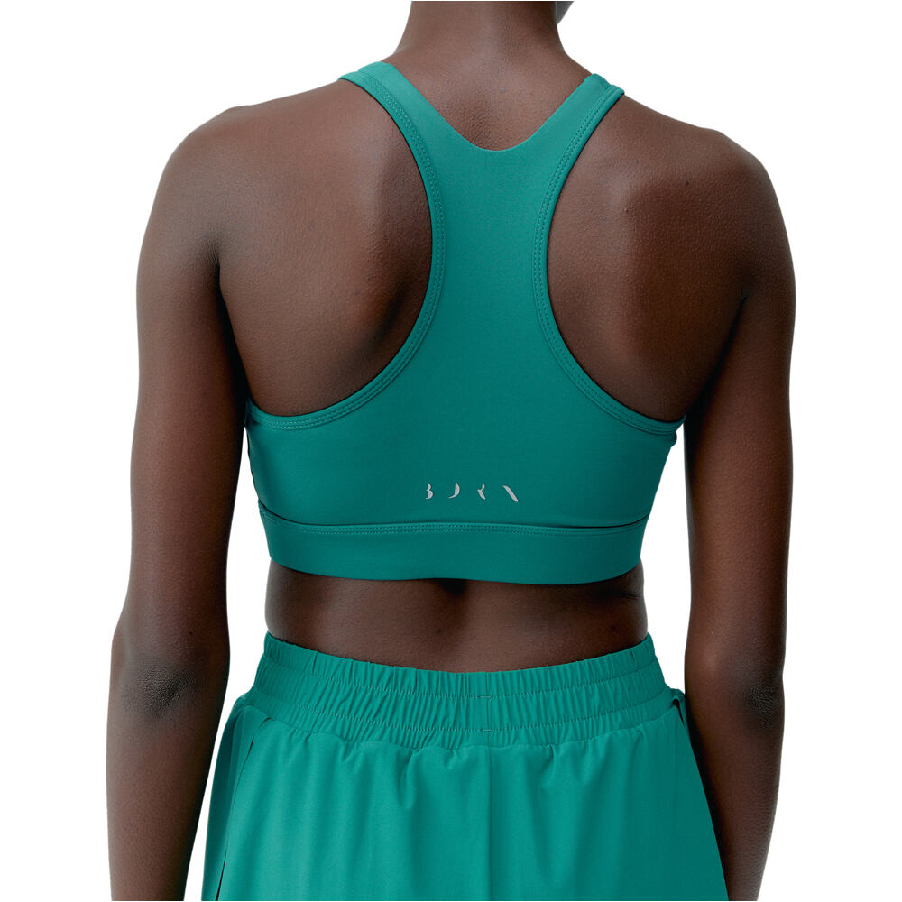 Born Living Yoga Sujetador Yoga Top Bikila vista trasera