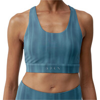 Born Living Yoga Sujetador Yoga Top Blanche vista frontal