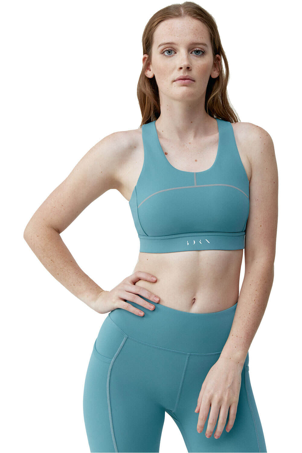 Born Living Yoga Sujetador Yoga Top Carole vista frontal