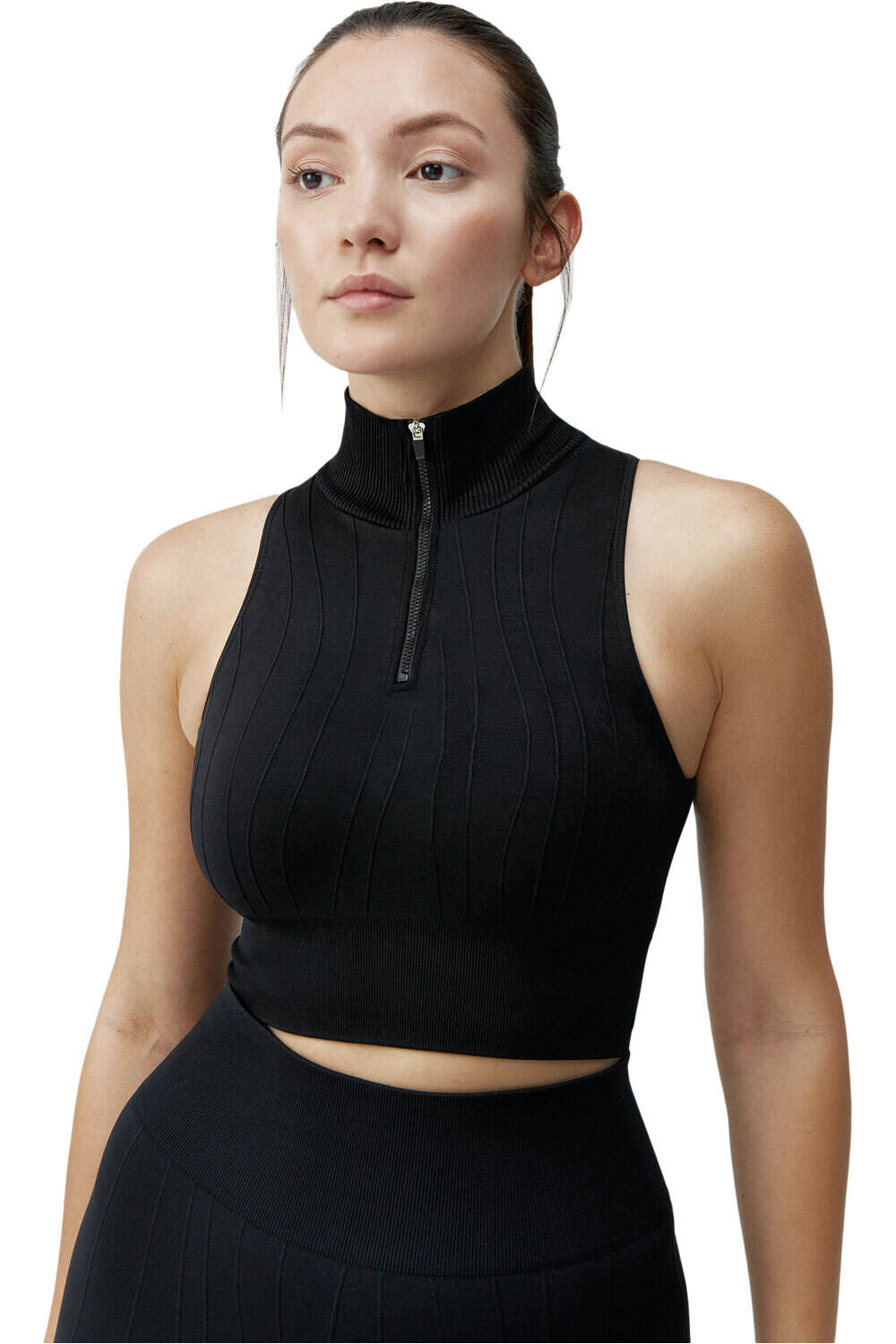 Born Living Yoga Sujetador Yoga Top Dandara vista frontal