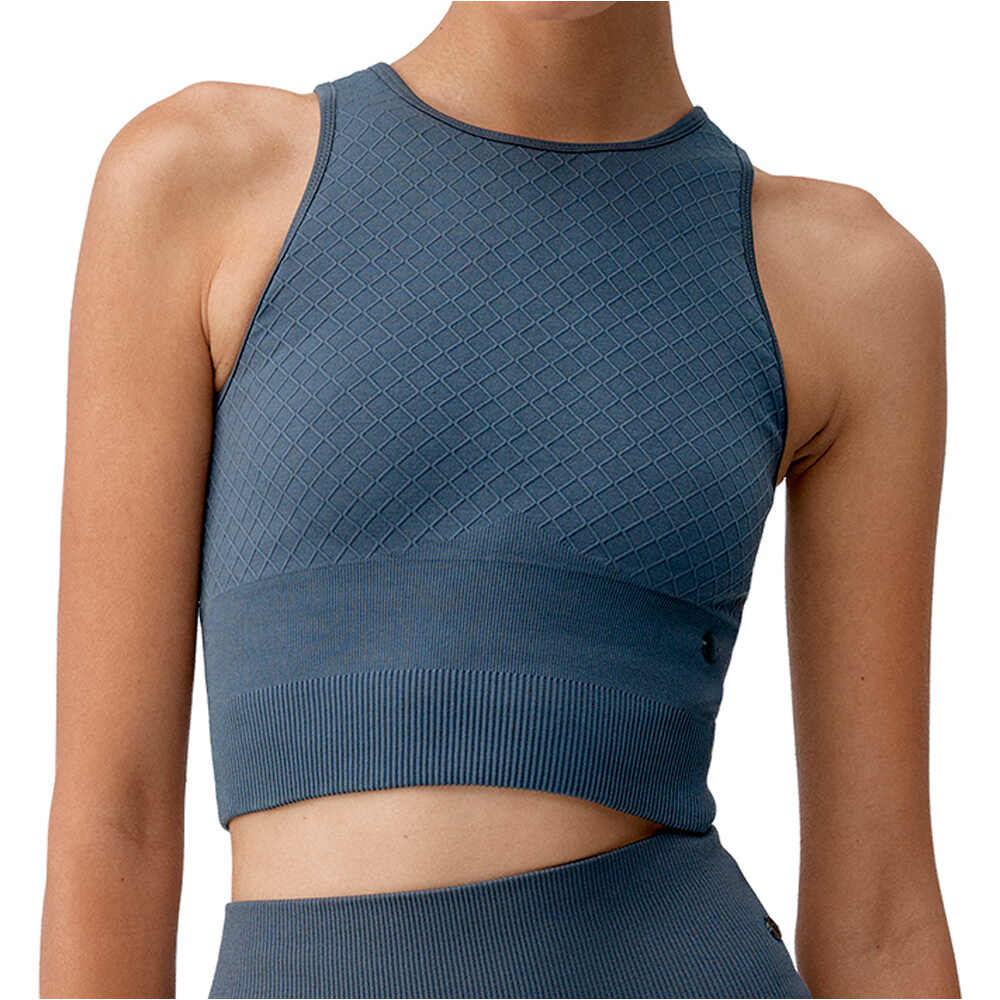 Born Living Yoga Sujetador Yoga Top Eira vista frontal