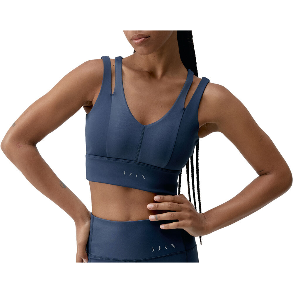 Born Living Yoga Sujetador Yoga Top Maan vista frontal