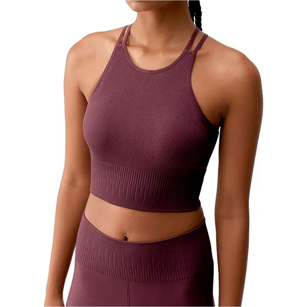 Born Living Yoga Sujetador Yoga Top Naia vista frontal