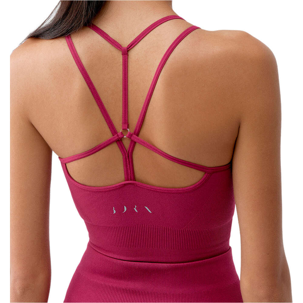 Born Living Yoga Sujetador Yoga Top Viveka vista trasera