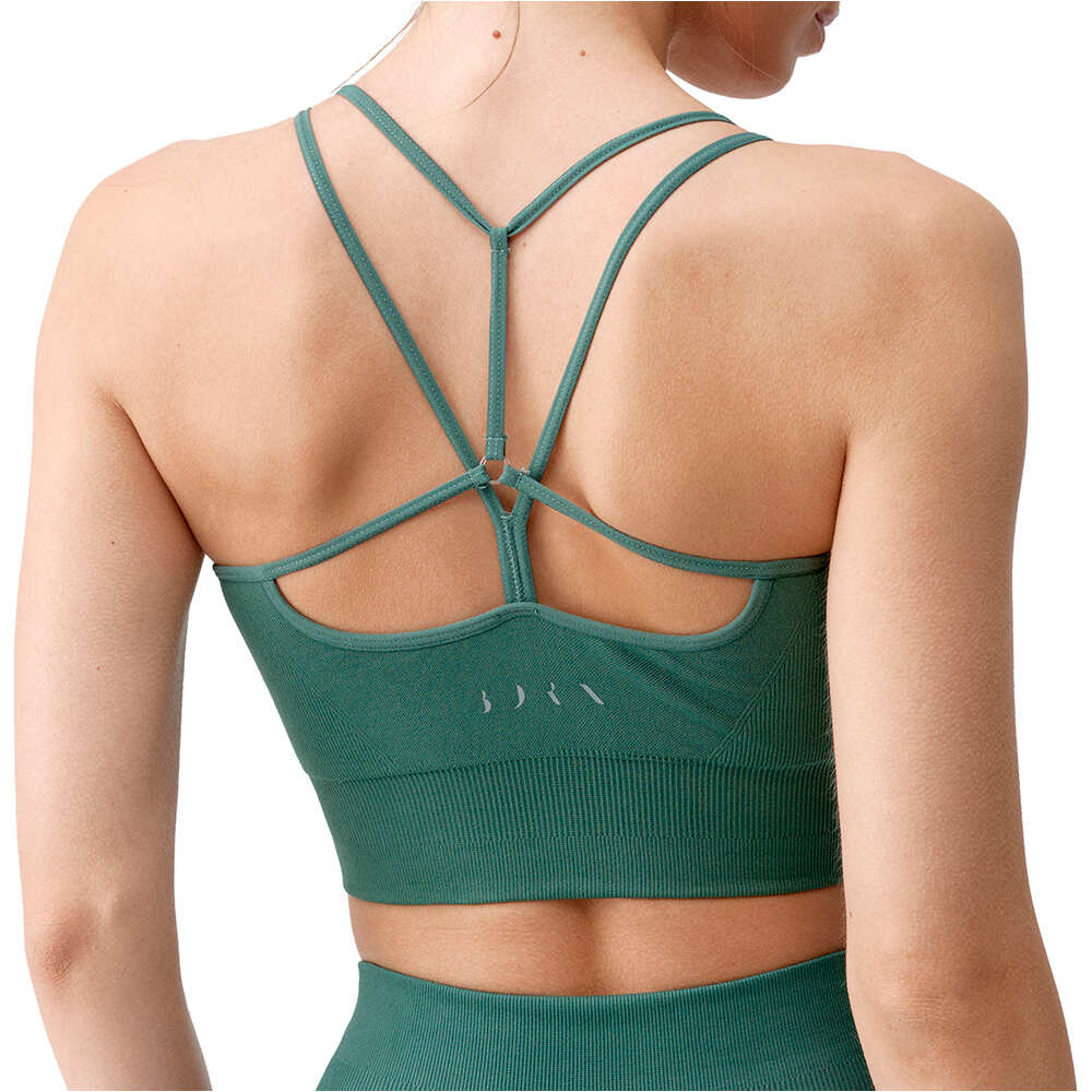 Born Living Yoga Sujetador Yoga Top Viveka vista trasera
