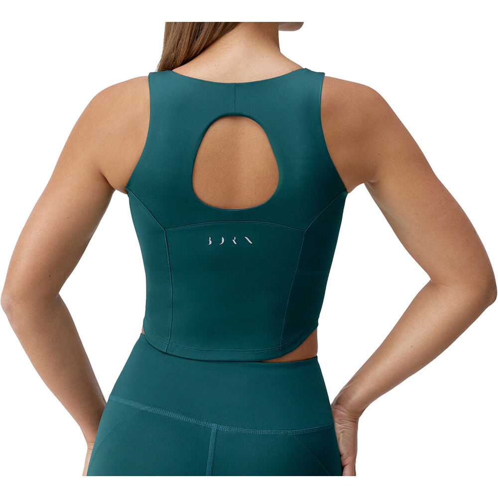 Born Living Yoga sujetadores deportivos Godo vista trasera