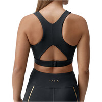 Born Living Yoga sujetadores deportivos Gold vista trasera