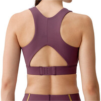 Born Living Yoga sujetadores deportivos Gold vista trasera