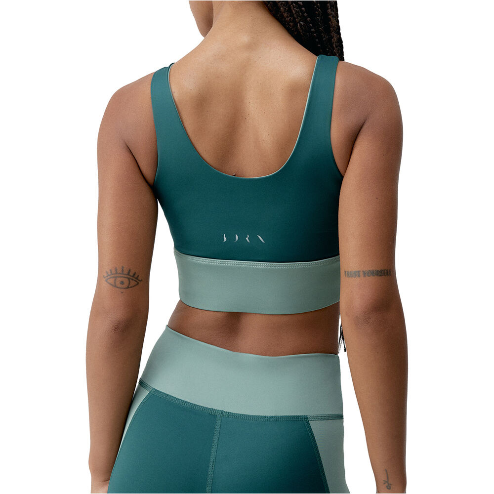 Born Living Yoga sujetadores deportivos Maiko vista trasera