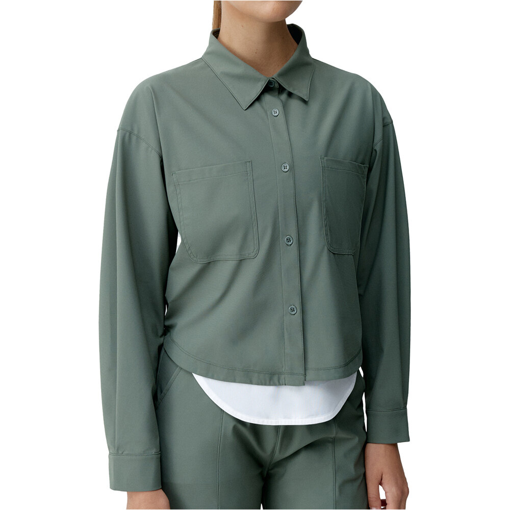 Born Living Yoga top aerobic niño Halia vista frontal