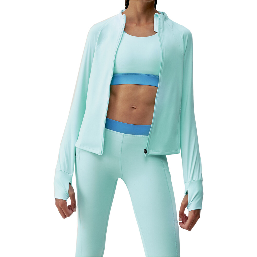 Born Living Yoga top aerobic niño Jacket Flippo vista frontal