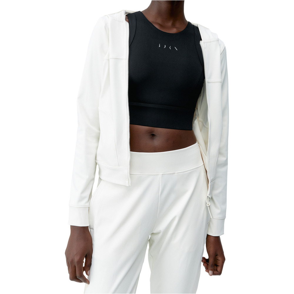 Born Living Yoga top aerobic niño Jacket Nova vista frontal