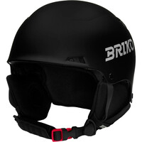 Briko casco esquí INDREN Matt Black Matt Black vista frontal