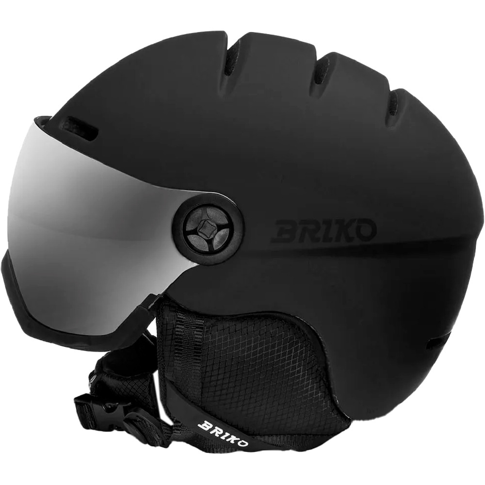 Briko casco esquí TEIDE 2.0 VISOR MATT BLACK MATT BLACK 02