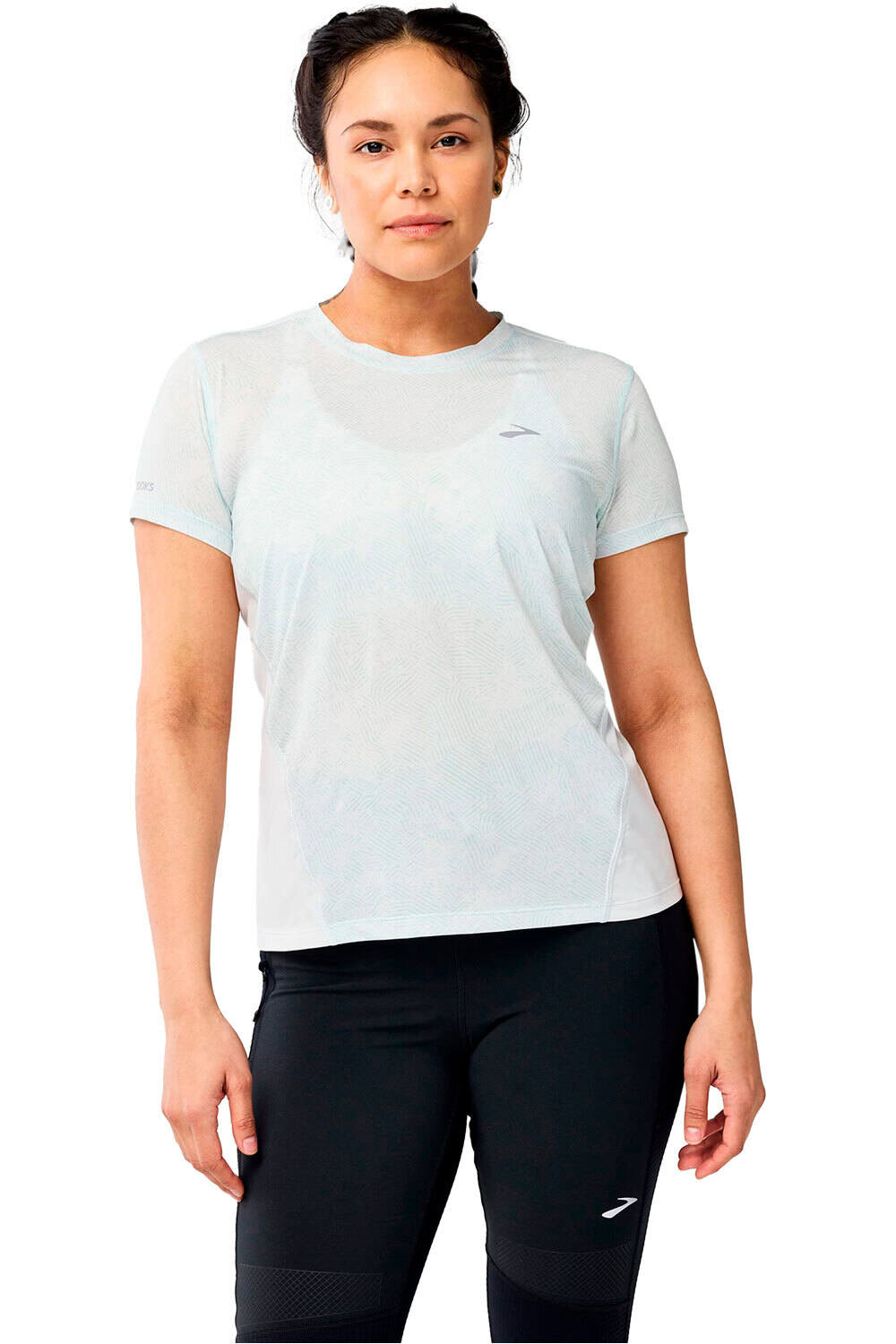 Brooks camiseta entrenamiento manga corta mujer Sprint Free Short Sleeve 3.0 vista frontal