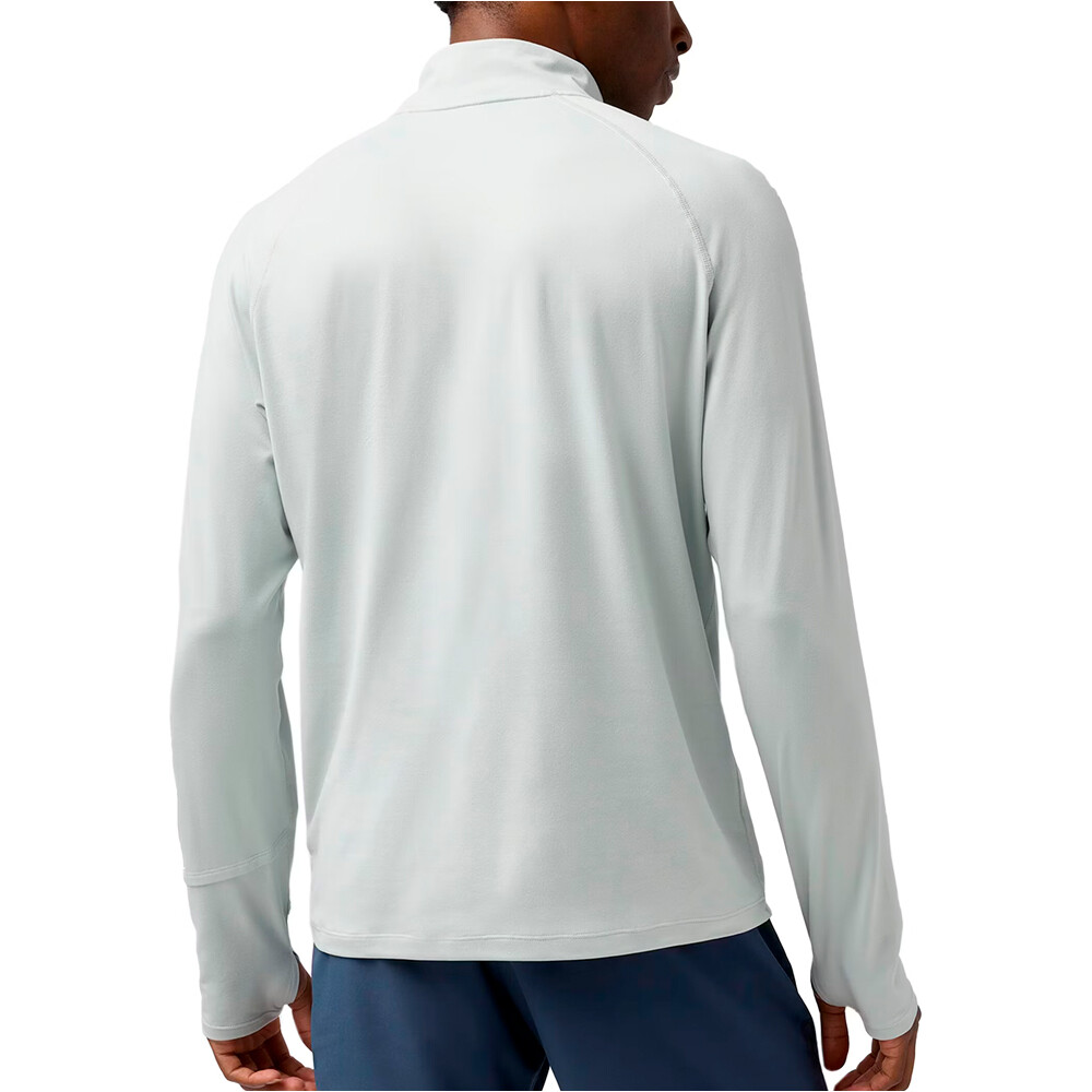 Brooks camiseta técnica manga corta hombre Dash 1/4 Zip 3.0 vista trasera