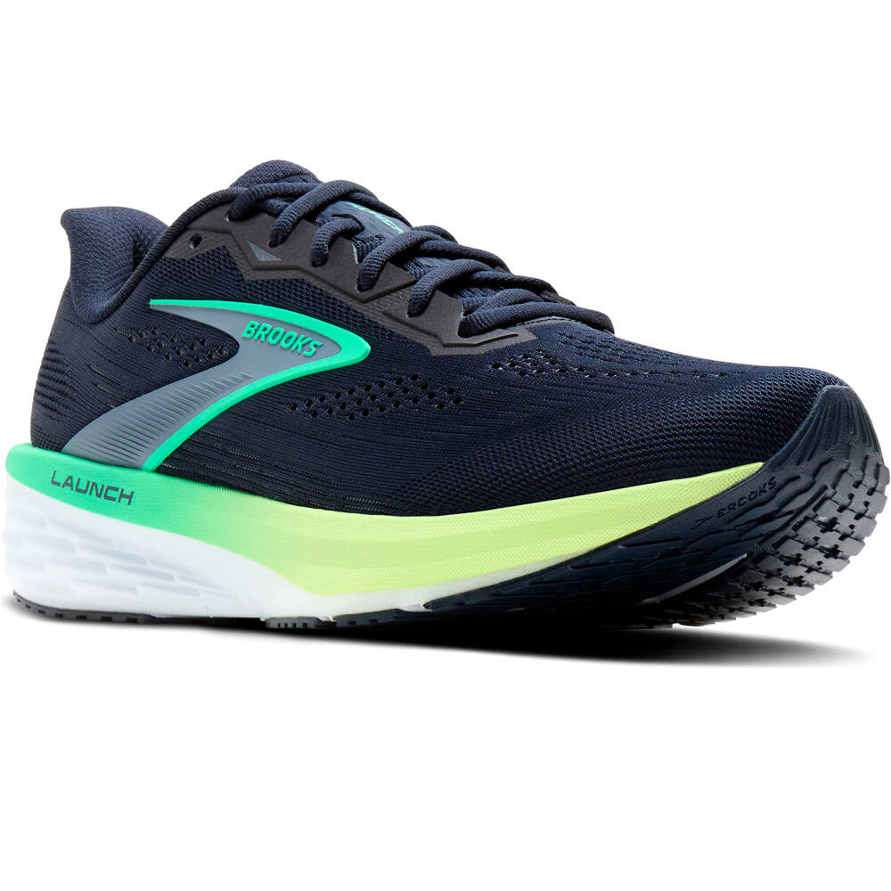 Brooks zapatilla running hombre Launch 12 lateral interior