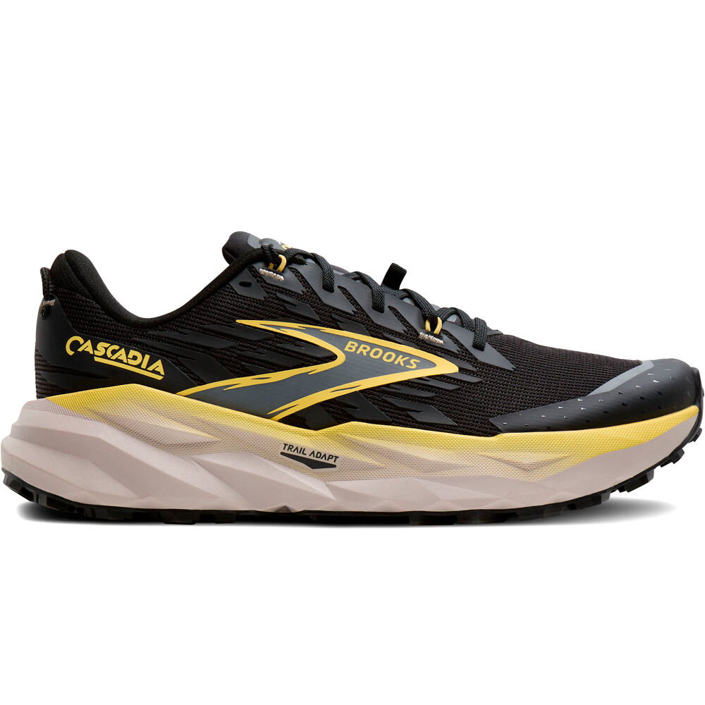 Brooks zapatillas trail hombre Cascadia 19 lateral exterior