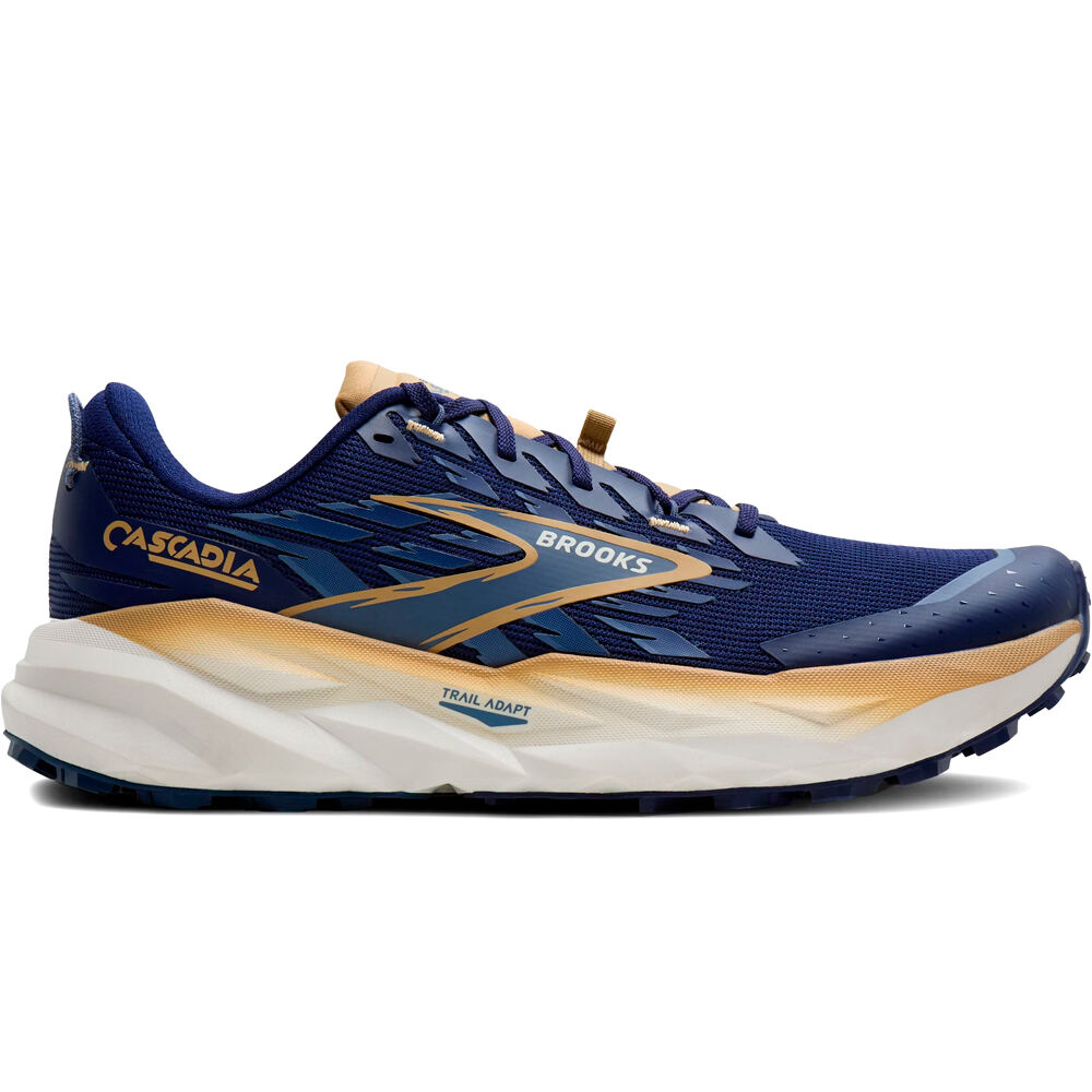 Brooks zapatillas trail hombre Cascadia 19 lateral exterior