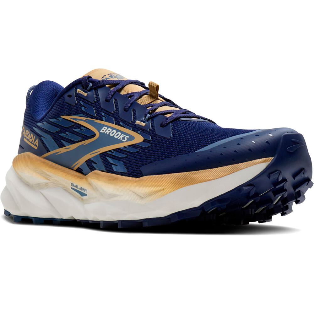 Brooks zapatillas trail hombre Cascadia 19 lateral interior