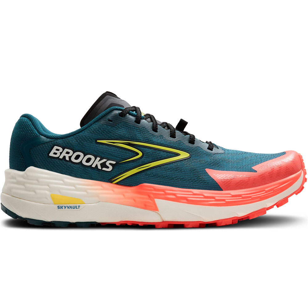 Brooks zapatillas trail hombre Catamount 4 lateral exterior