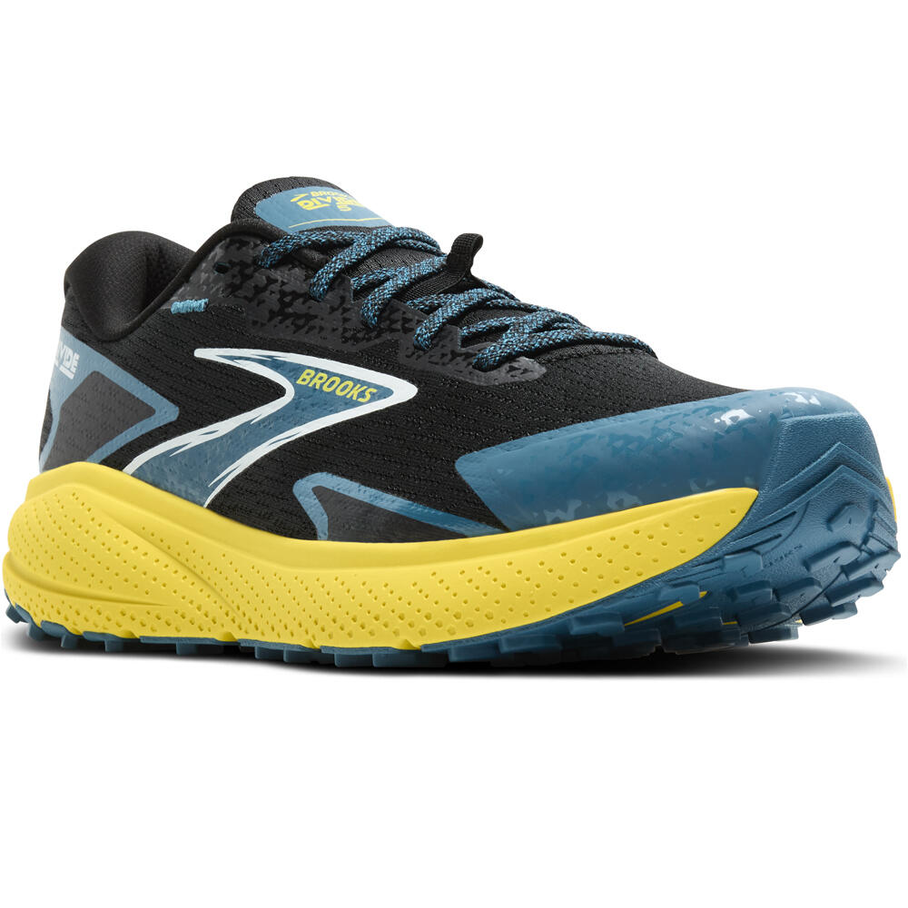 Brooks zapatillas trail hombre Divide 5 lateral interior