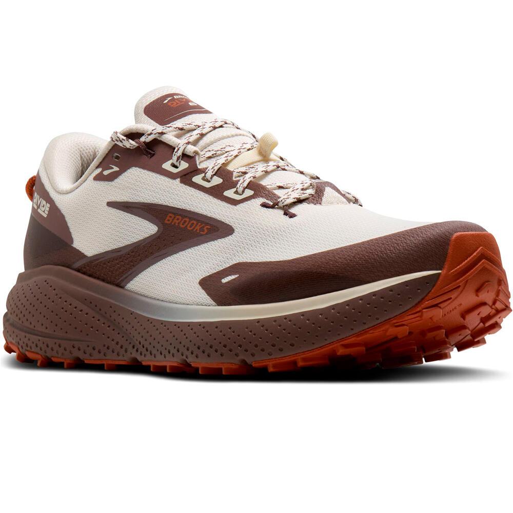 Brooks zapatillas trail hombre Divide 6 lateral interior