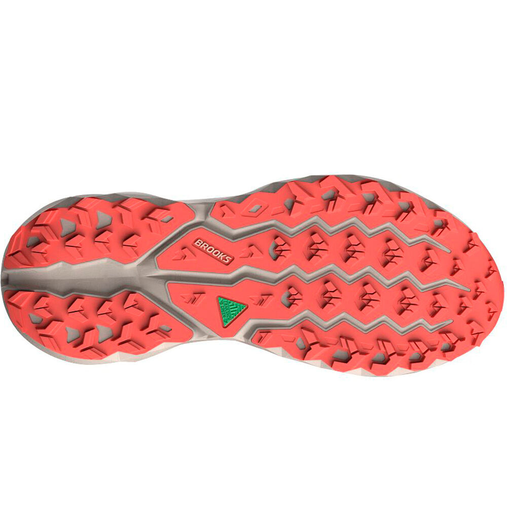 Brooks zapatillas trail mujer Cascadia 19 lateral interior