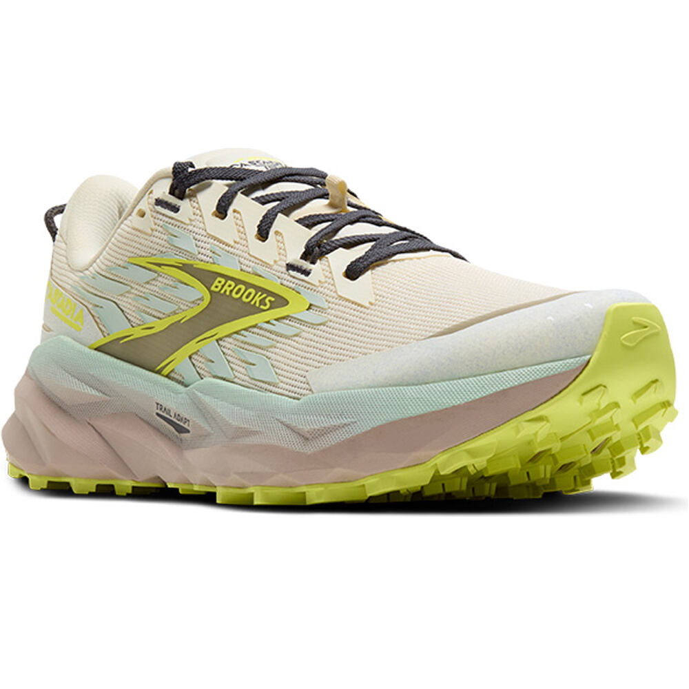 Brooks zapatillas trail mujer Cascadia 19 lateral interior