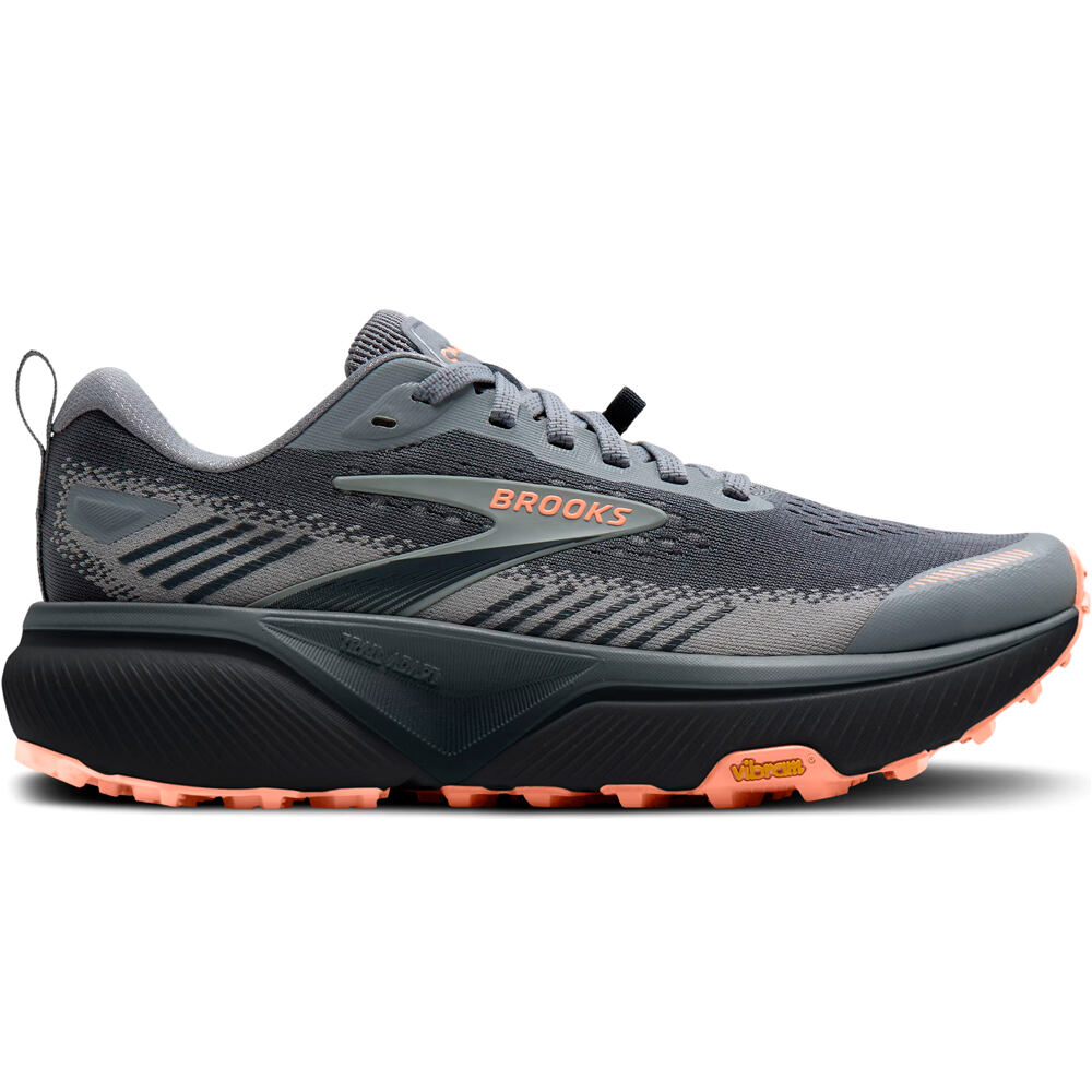 Brooks zapatillas trail mujer Cascadia 20 lateral exterior