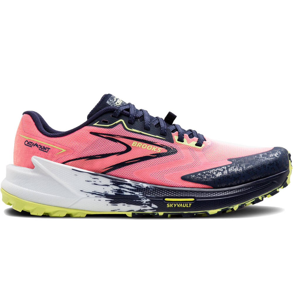 Brooks zapatillas trail mujer Catamount 3 lateral exterior