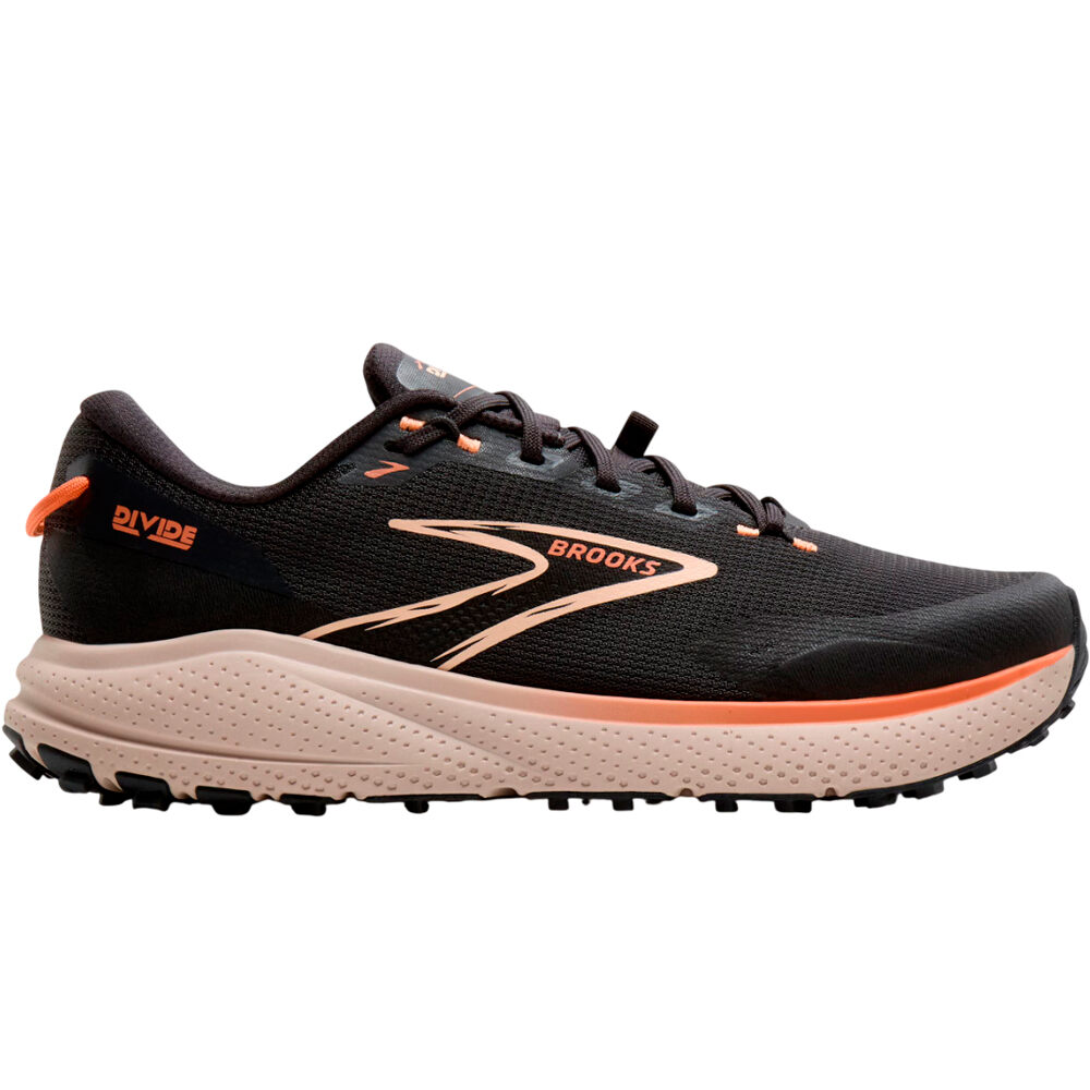 Brooks zapatillas trail mujer Divide 6 lateral exterior