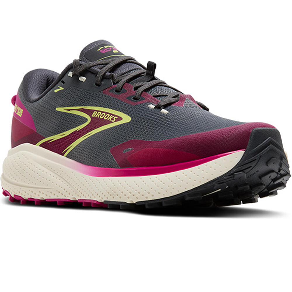 Brooks zapatillas trail mujer Divide 6 lateral interior