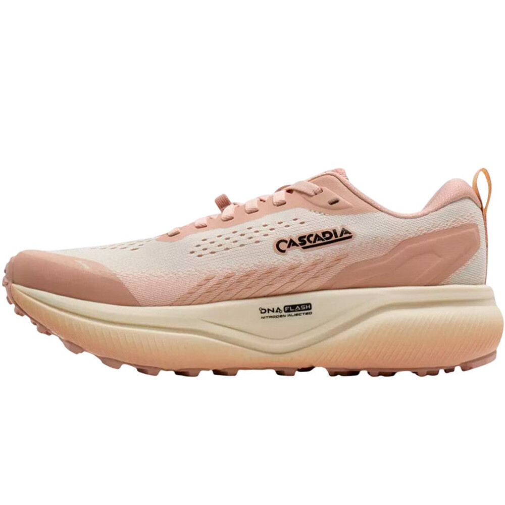 Brooks zapatillas trail mujer W Cascadia 20 lateral interior