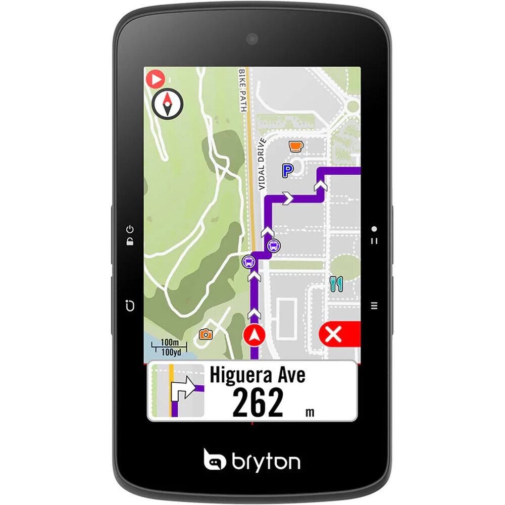 Bryton gps bicicleta GPS BRYTON RIDER S810 T vista frontal